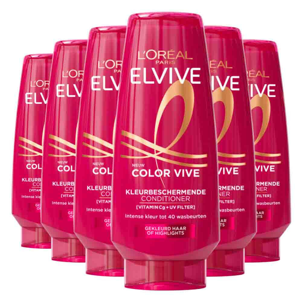 6x L'Oréal Elvive Color Vive Conditioner 200 ml
