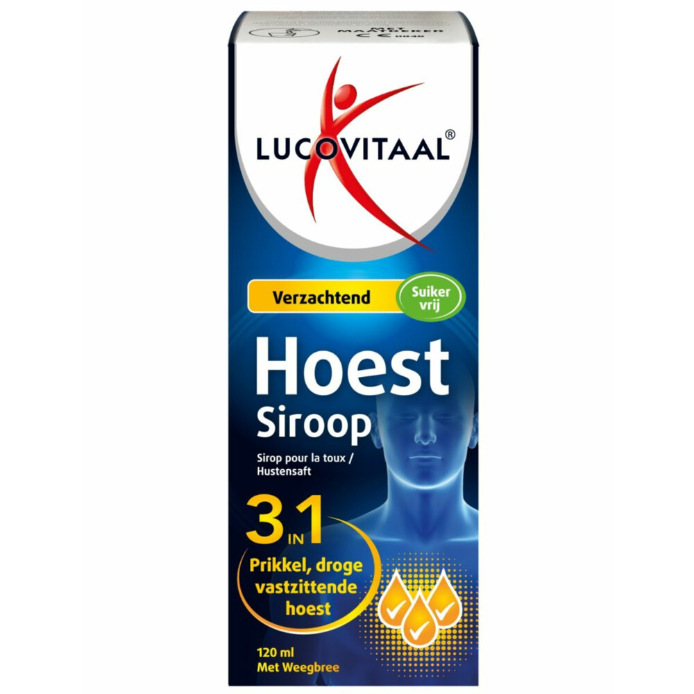 2+2 gratis: Lucovitaal Hoestsiroop 120 ml