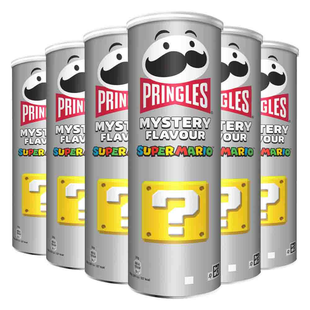 6x Pringles Chips Mystery Can 165 gr