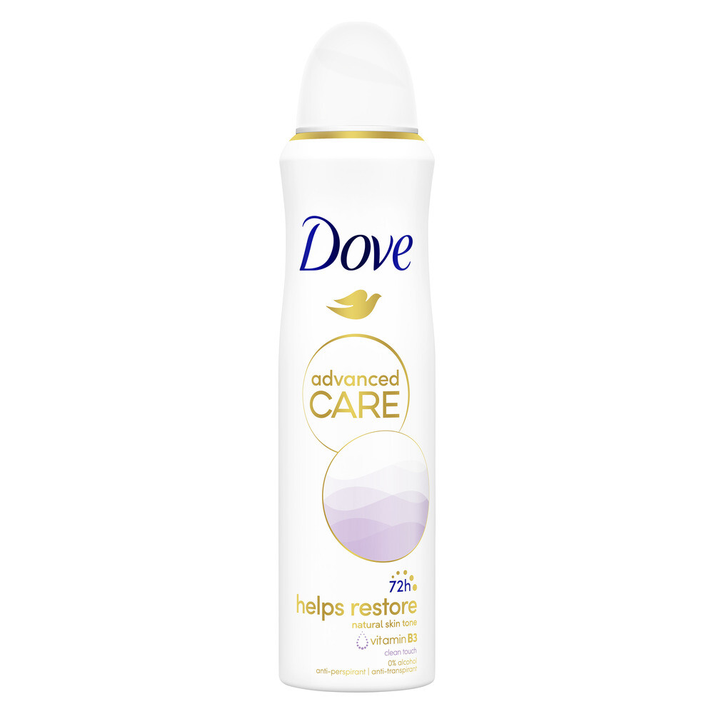 6x Dove Deodorant Spray Advanced Care Clean Touch 150 ml