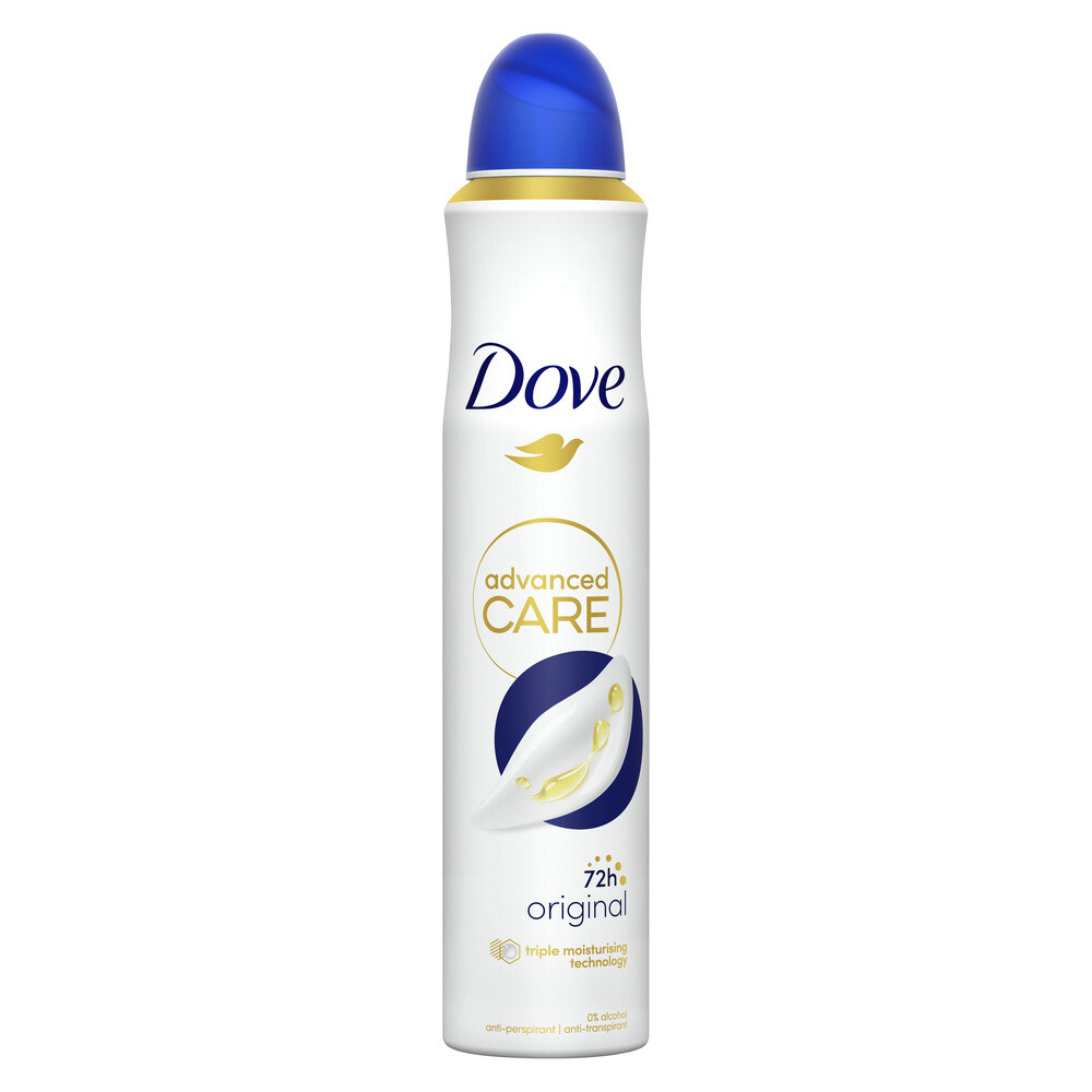 2e halve prijs: Dove Deodorant Spray Original 200 ml