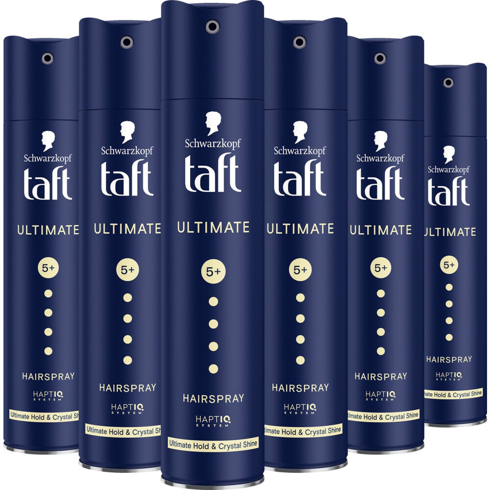 Schwarzkopf Taft Ultimate haarspray - voordeelverpakking - 6 x 250 ml