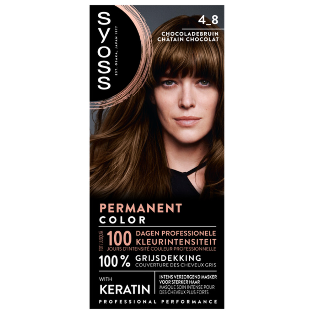 Syoss Baseline Haarverf 4-8 Chocoladebruin