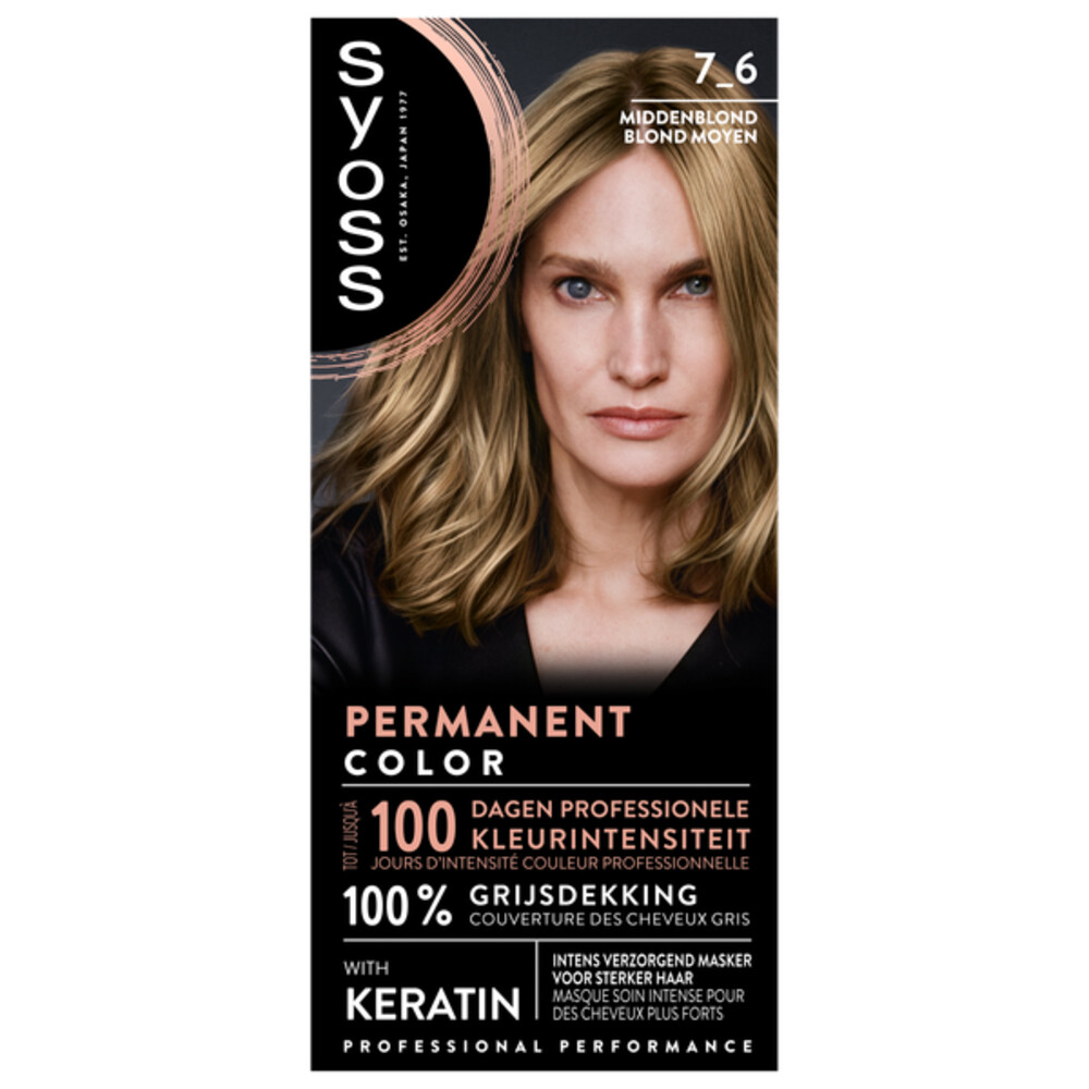 Syoss Baseline Haarverf 7-6 Middenblond