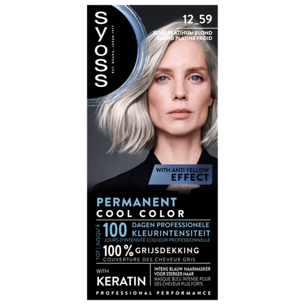 Syoss Baseline Haarverf 12-59 Cool Platinum Blond