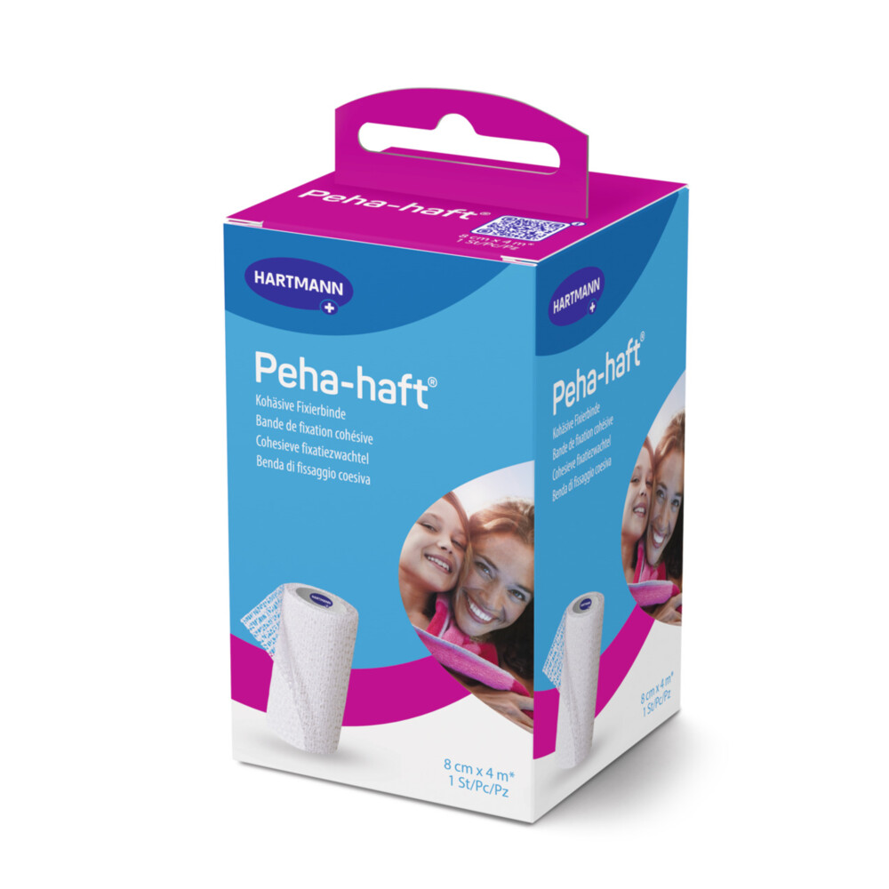 Peha-Haft Fixatiezwachtel Latexvrije Zelfhechtende Verbandfixatie 8 cm x 4 m