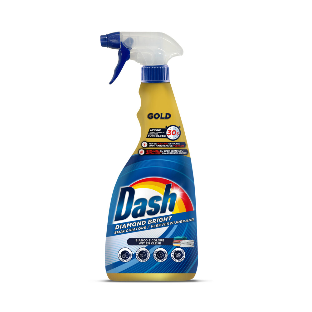 8x Dash Vlekverwijderaar Gold Spray 750 ml