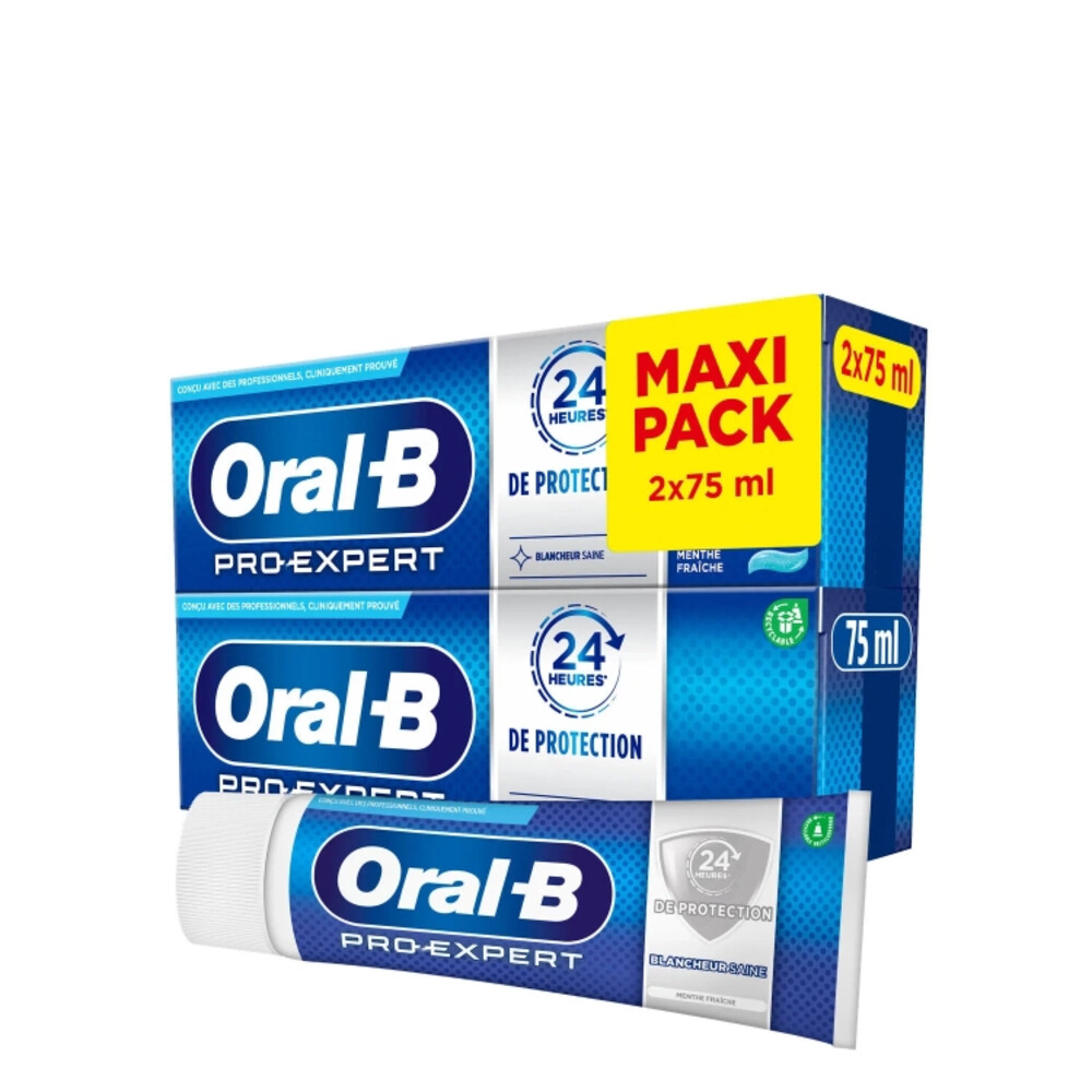 12x Oral-B Pro-Expert Tandpasta 24h Protection Freshmint 2 x 75 ml