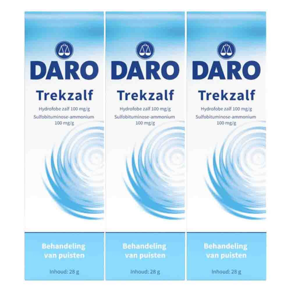 3x Daro Trekzalf Tube 28 gr