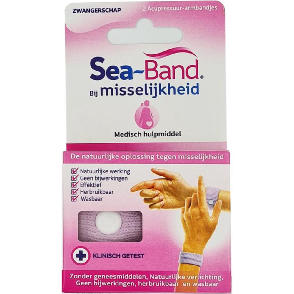 Sea Band Polsbandjes Zwangerschap 2 stuks