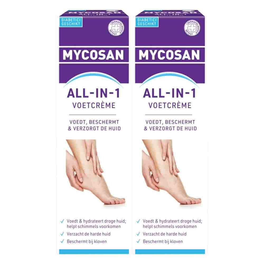 2x Mycosan All-In-1 Voetcreme 100 ml