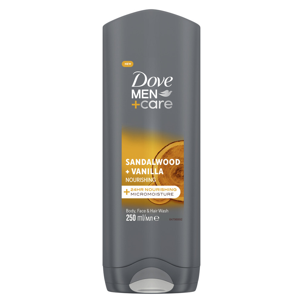 Dove Douchegel Men+ Care Sandalwood&Vanilla 250 ml