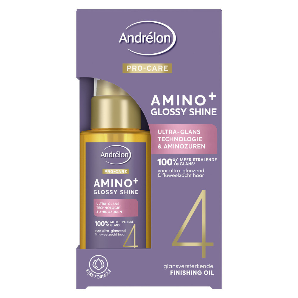 2+1 gratis: Andrélon Pro-Care Haarolie Amino+ Glossy Shine 50 ml