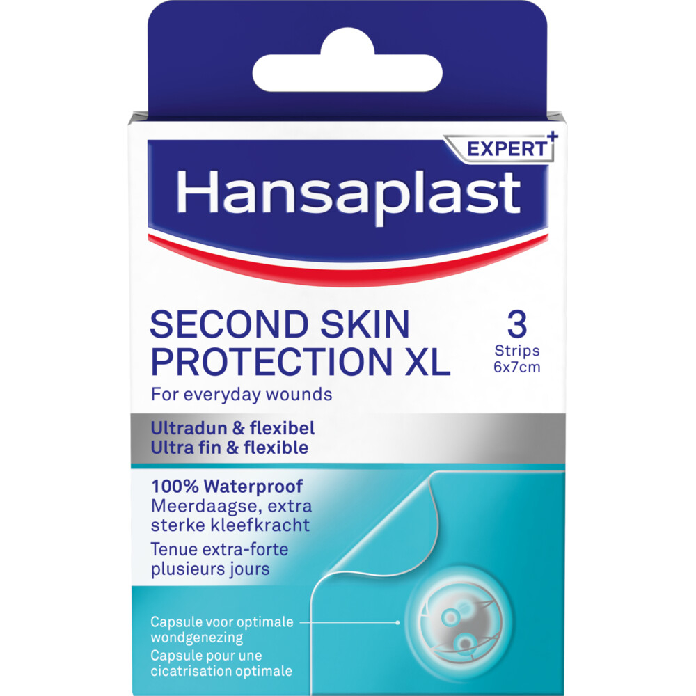 2x Hansaplast Second Skin Protection XL 3 stuks