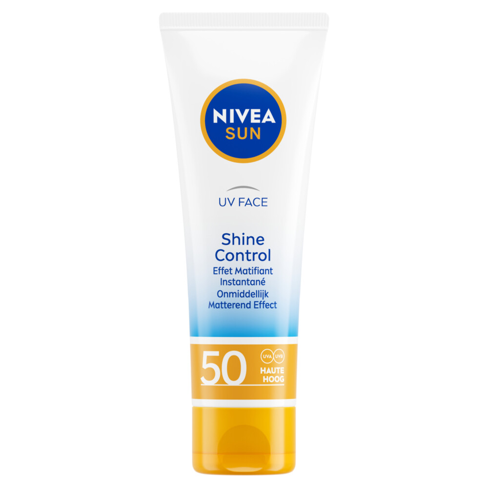 NIVEA Sun Shine Control Zonnecrème Gezicht SPF 50 50 ml