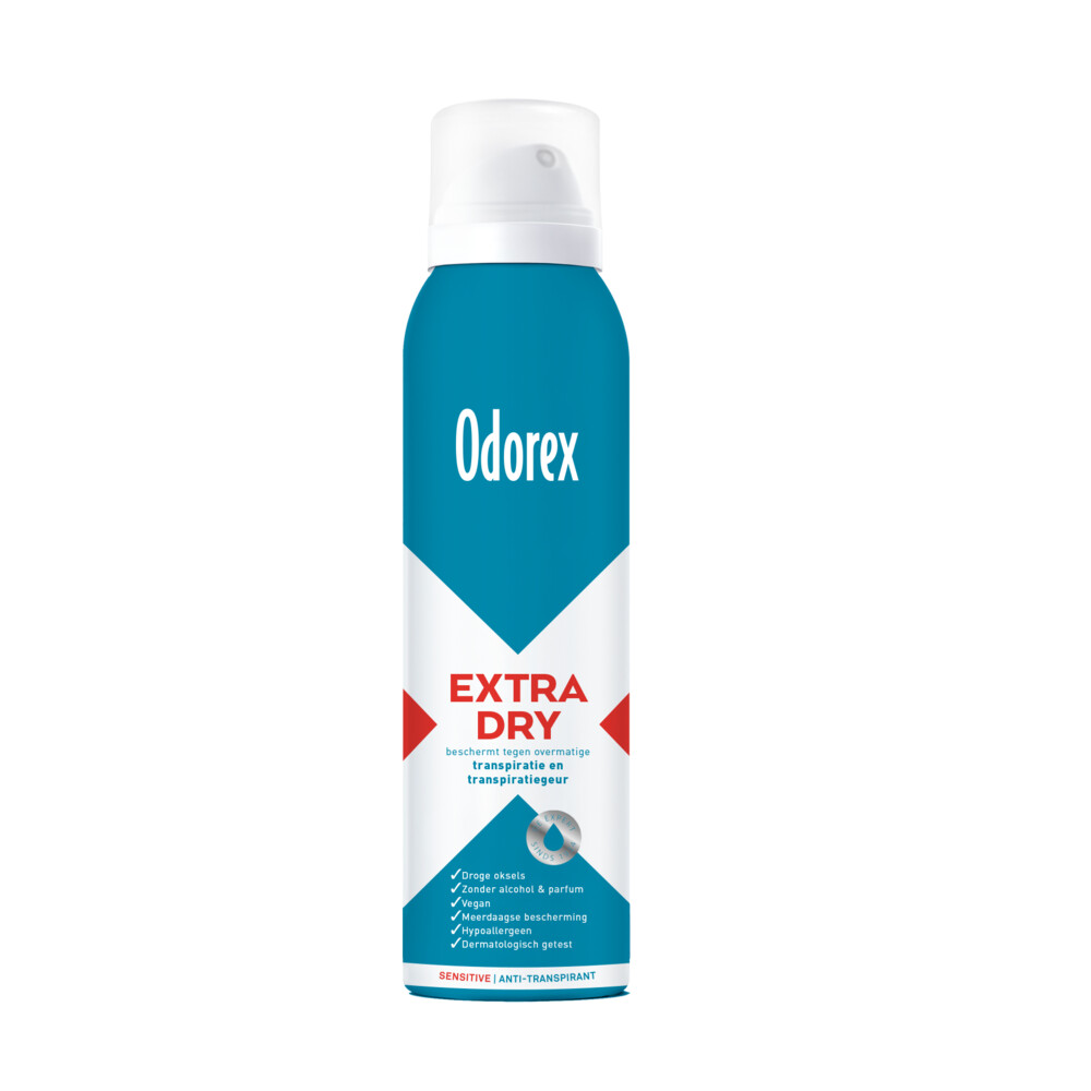 3x Odorex Extra Dry Antitranspirant Spray Sensitive 150 ml