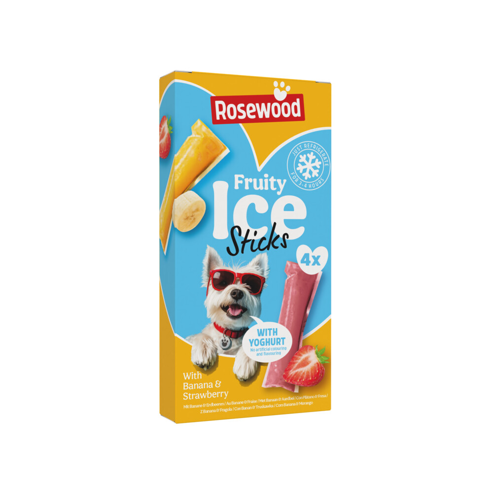 Rosewood Naturefood Fruity Icesticks Hondensnacks 160 gr