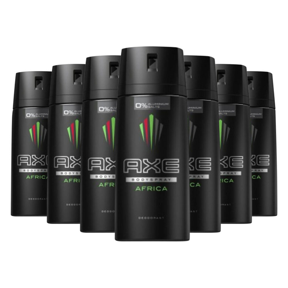 6x Axe Deodorant Bodyspray Africa 150 ml