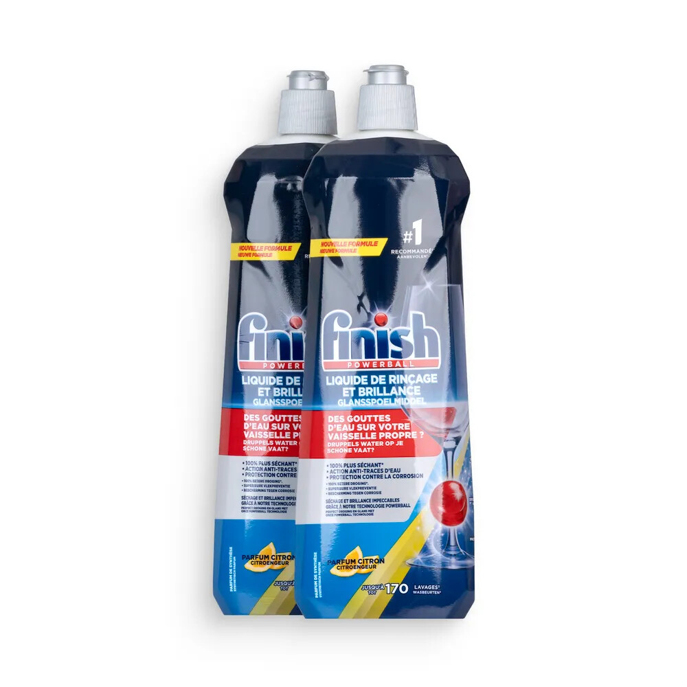 6x Finish Glansspoelmiddel Lemon 2 x 800 ml