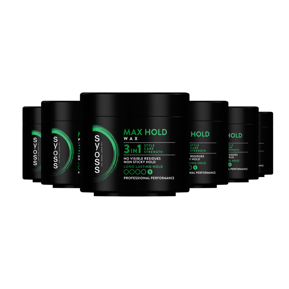 6x Syoss Max Hold Haarwax 150 ml