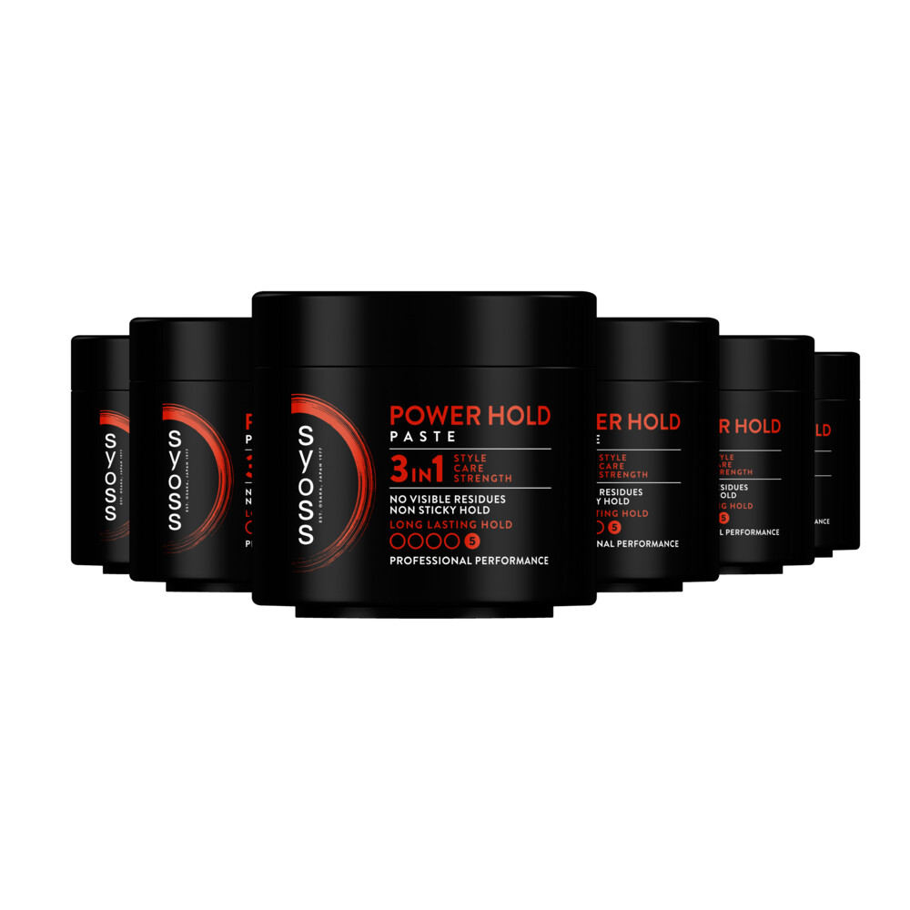 6x Syoss Power hold Haarpaste 150 ml