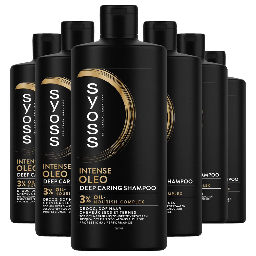 6x Syoss Oleo Shampoo 440 ml