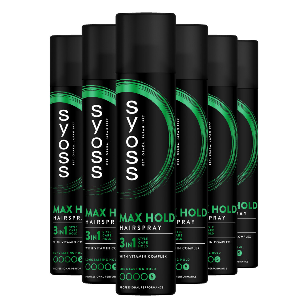12x Syoss Max Hold Haarspray 75 ml