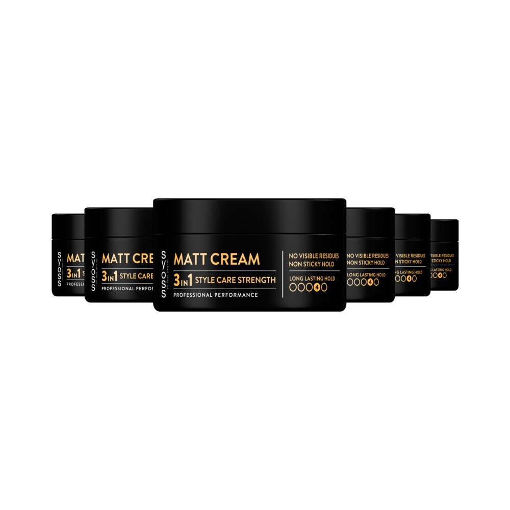 6x Syoss Matt Finish Paste 100 ml