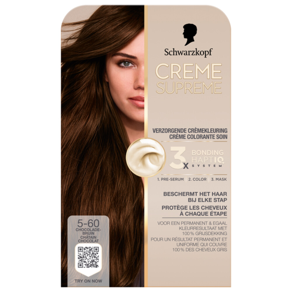 Schwarzkopf Crème Suprème Haarkleuring 5-60 1 set