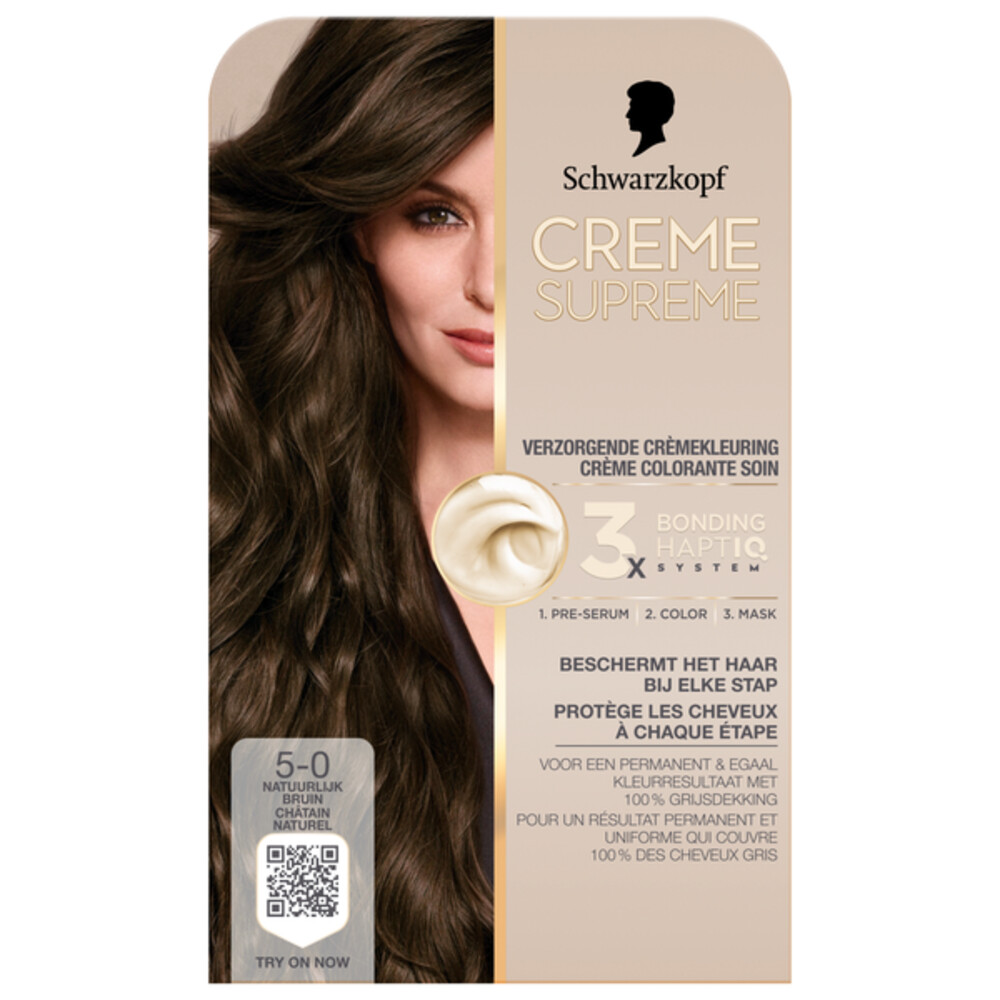 Schwarzkopf Crème Suprème Haarkleuring 5-0 1 set