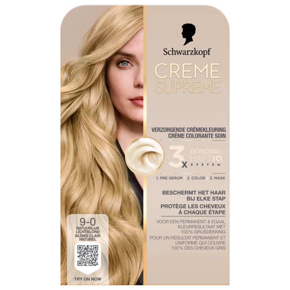 Schwarzkopf Crème Suprème Haarkleuring 9-0 1 set