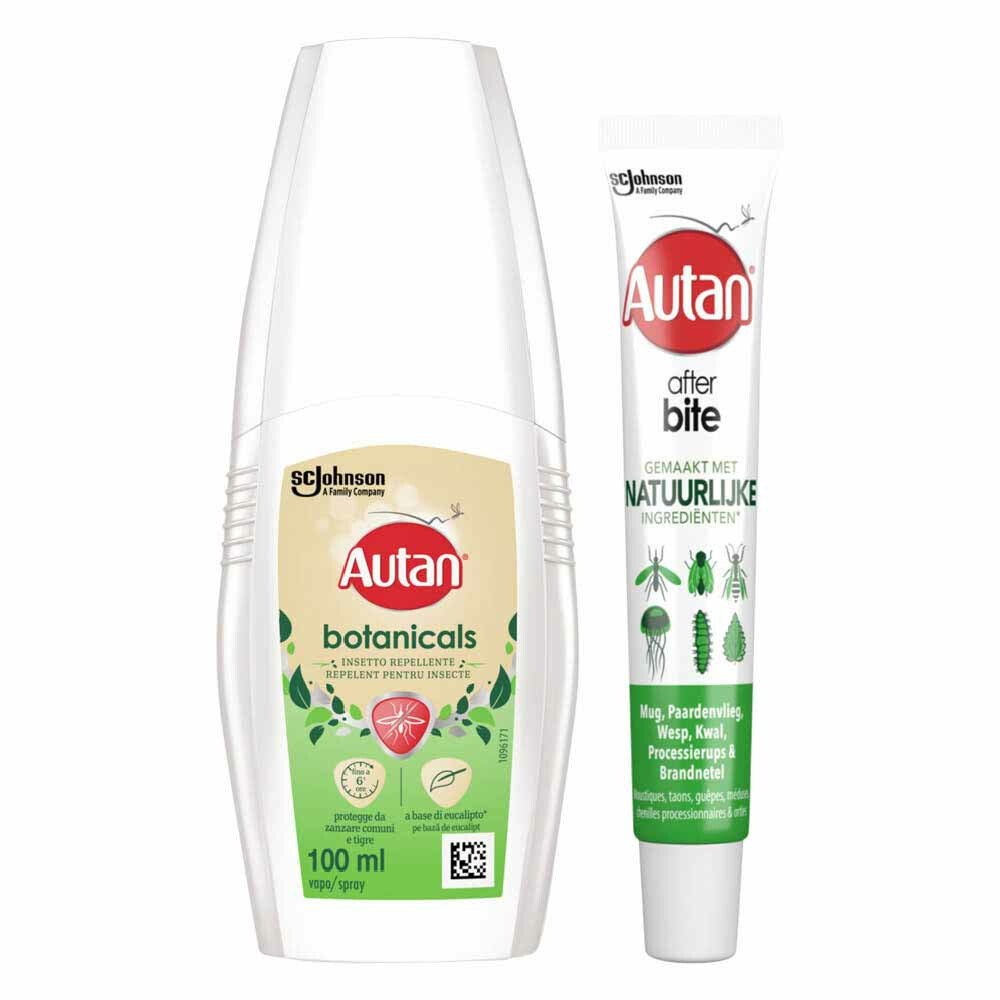Autan Botanicals Spray & Natural Afterbite Pakket