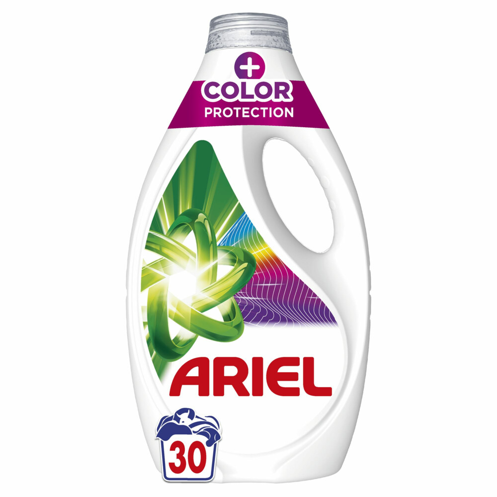 4x Ariel Vloeibaar Wasmiddel +Extra kleurbescherming 30 Wasbeurten 1,35 liter