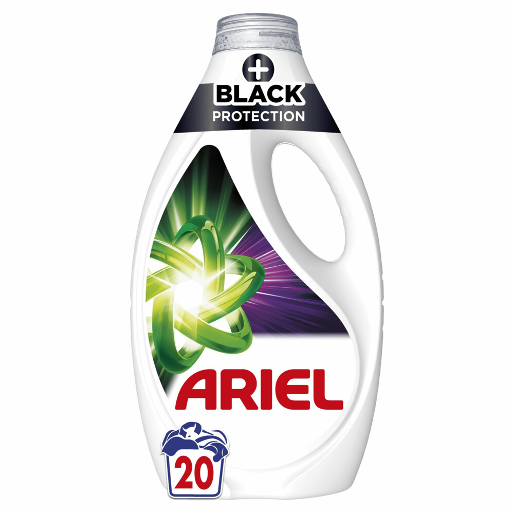 4x Ariel Vloeibaar Wasmiddel +Revita Black 20 Wasbeurten 900 ml