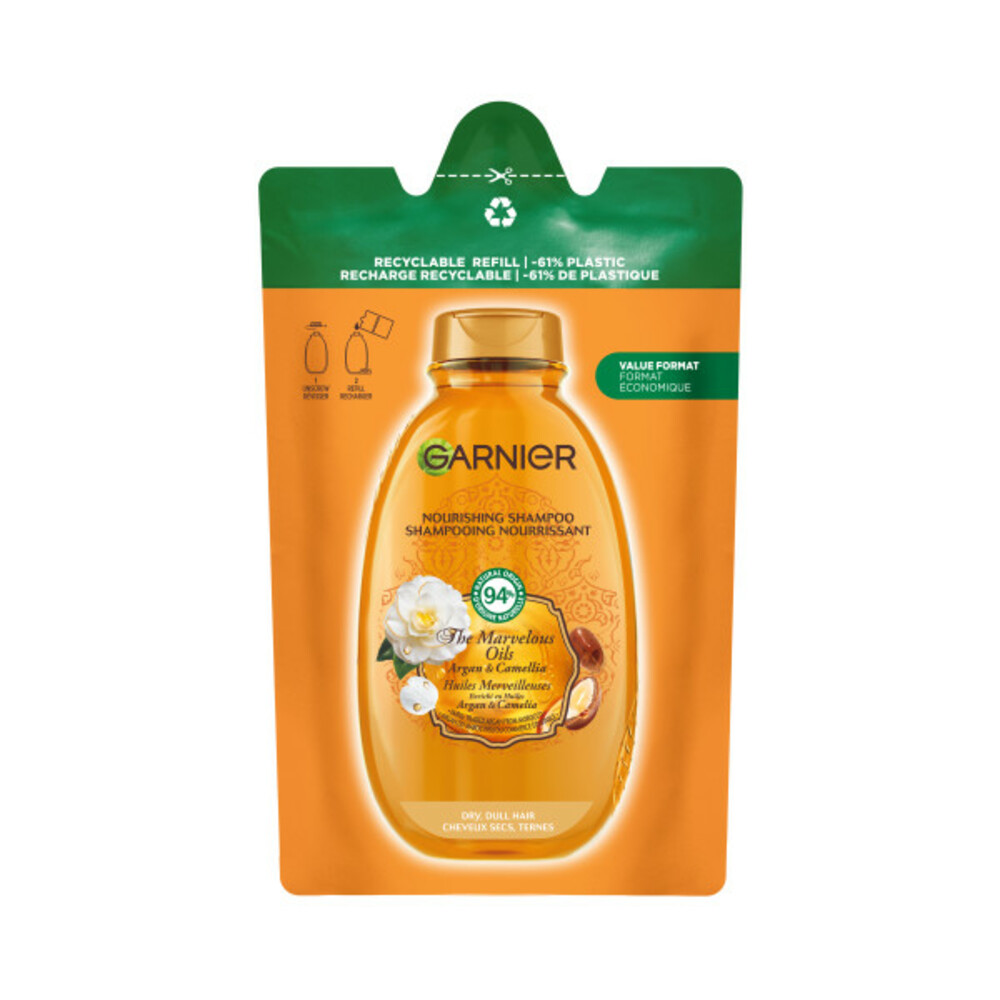 Garnier Loving Blends Argan- en Cameliaolie Shampoo Refill 250 ml