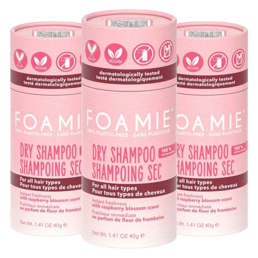 3x Foamie Droogshampoo Berry Fresh 40 gr