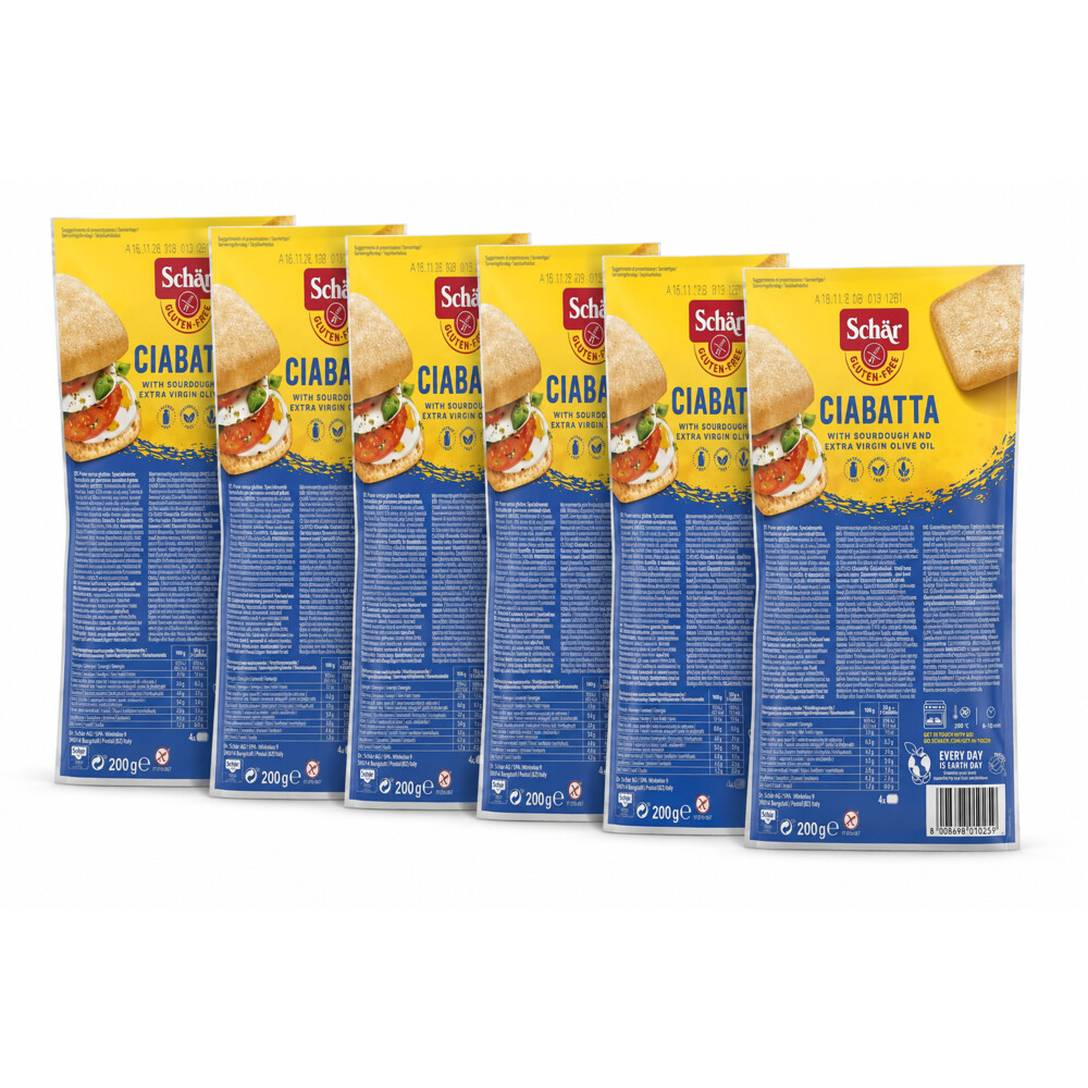 6x Schar Ciabatta 200 gr