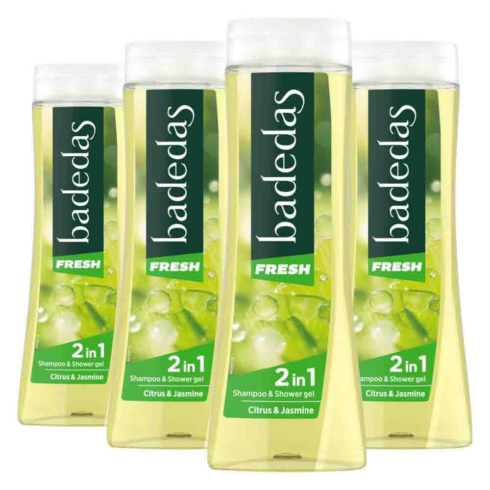 4x Badedas Douche 2in1 Fresh 600 ml
