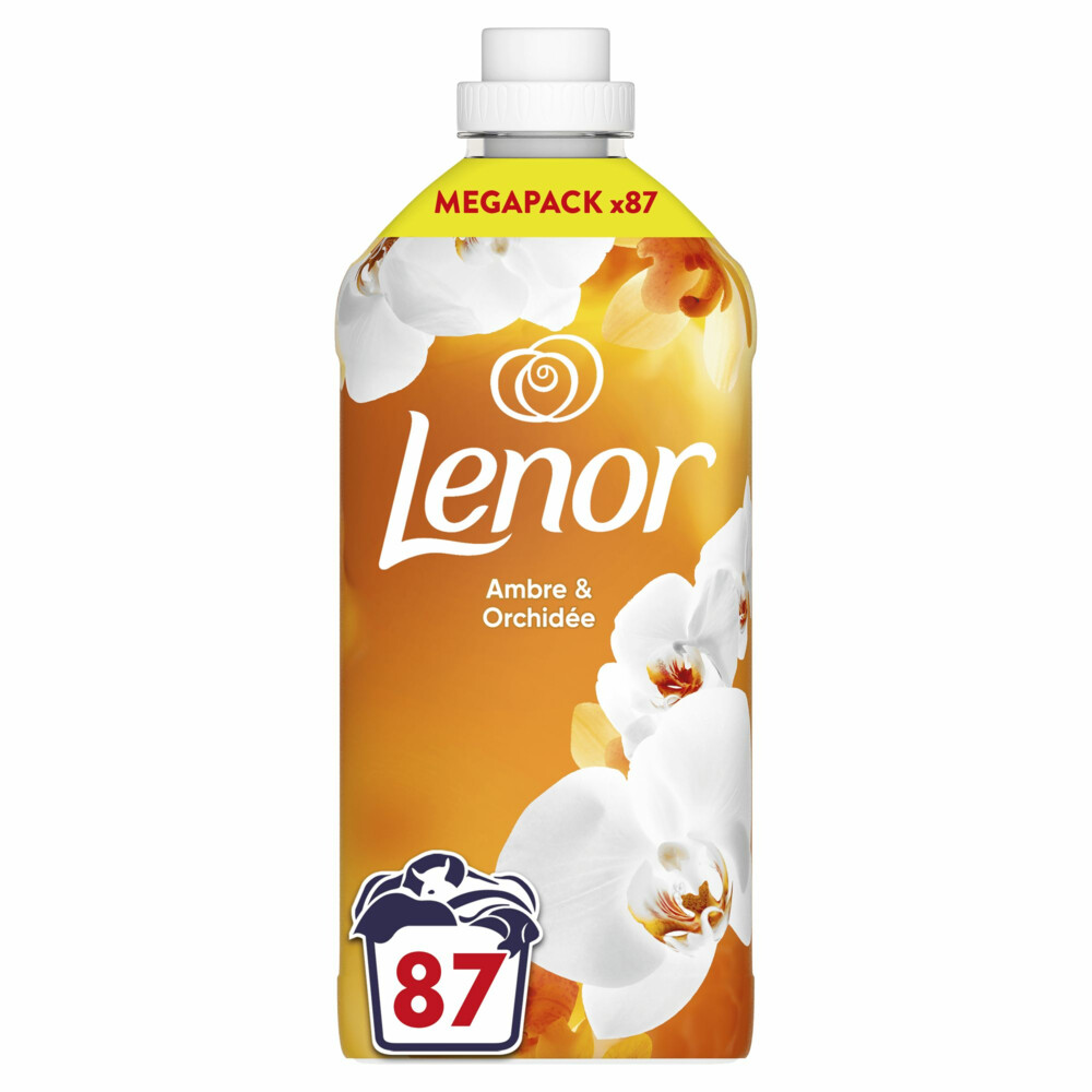 6x Lenor Wasverzachter Amber&Orchidee 87 Wasbeurten 1872 ml