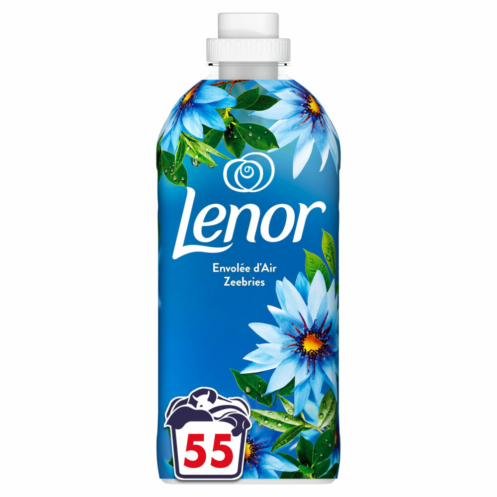 8x Lenor Wasverzachter Zeebries 55 Wasbeurten 1155 ml