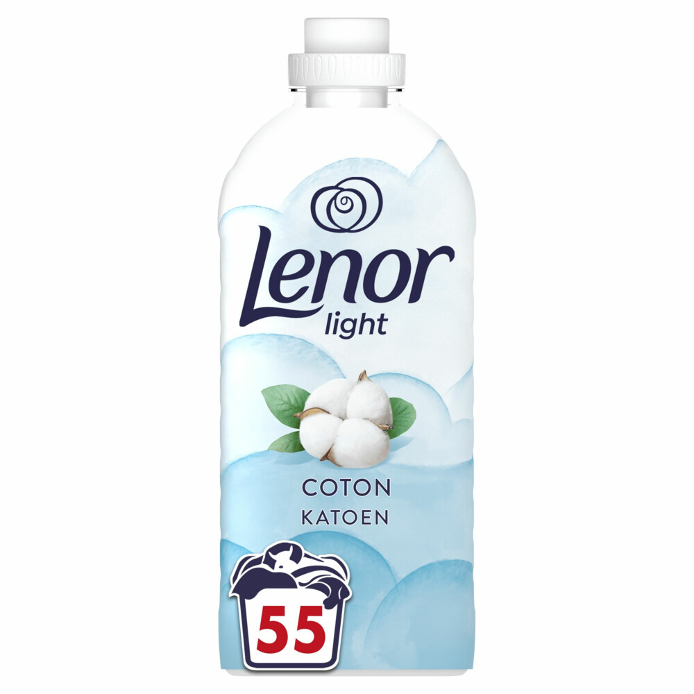 8x Lenor Wasverzachter Katoen Fris 55 Wasbeurten 1155 ml