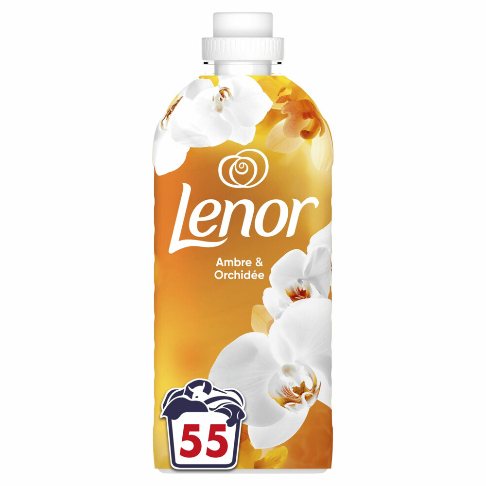 8x Lenor Wasverzachter Amber&Orchidee 55 Wasbeurten 1155 ml