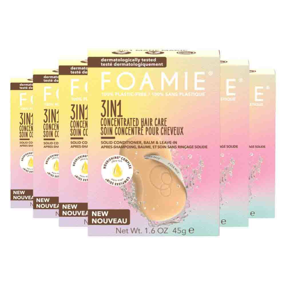 6x Foamie Conditioner Bar 3in1 Mane Magic 45 gr