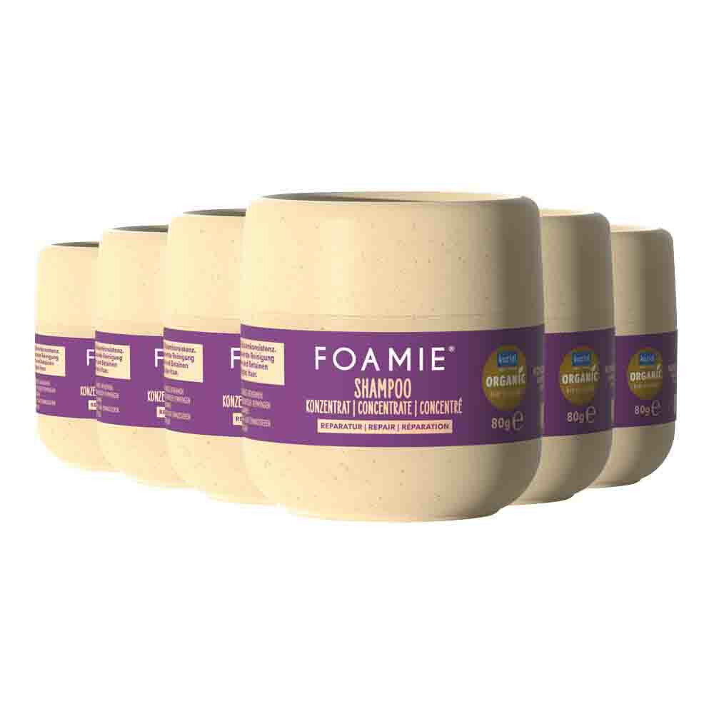 6x Foamie Shampoo Balm Concentrate Repair 80 gr