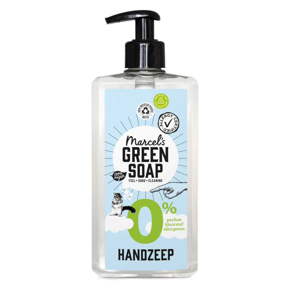 2+1 gratis: Marcel's Green Soap Handzeep 0% 500 ml