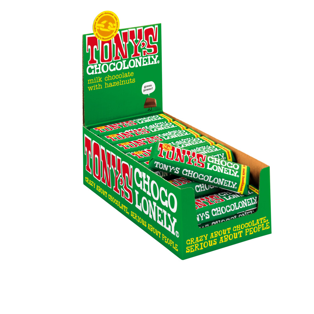 35x Tony's Chocolonely Melk Hazelnoot 47 gr