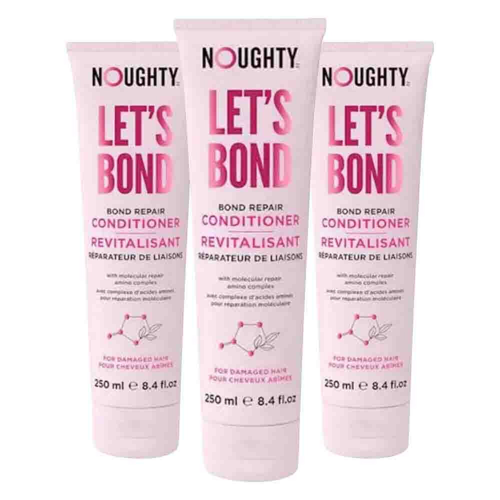 3x Noughty Let's Bond Repair Conditioner 250 ml