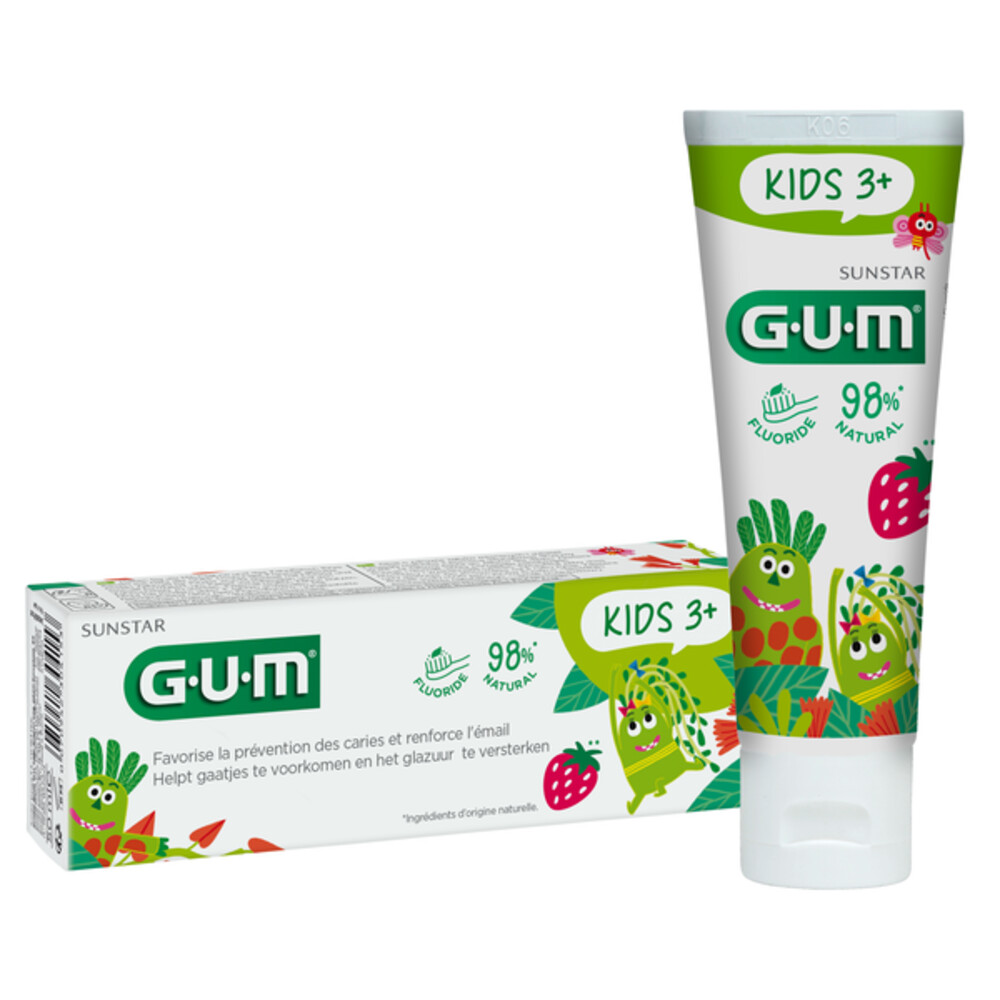 4x GUM Tandpasta Kids 50 ml