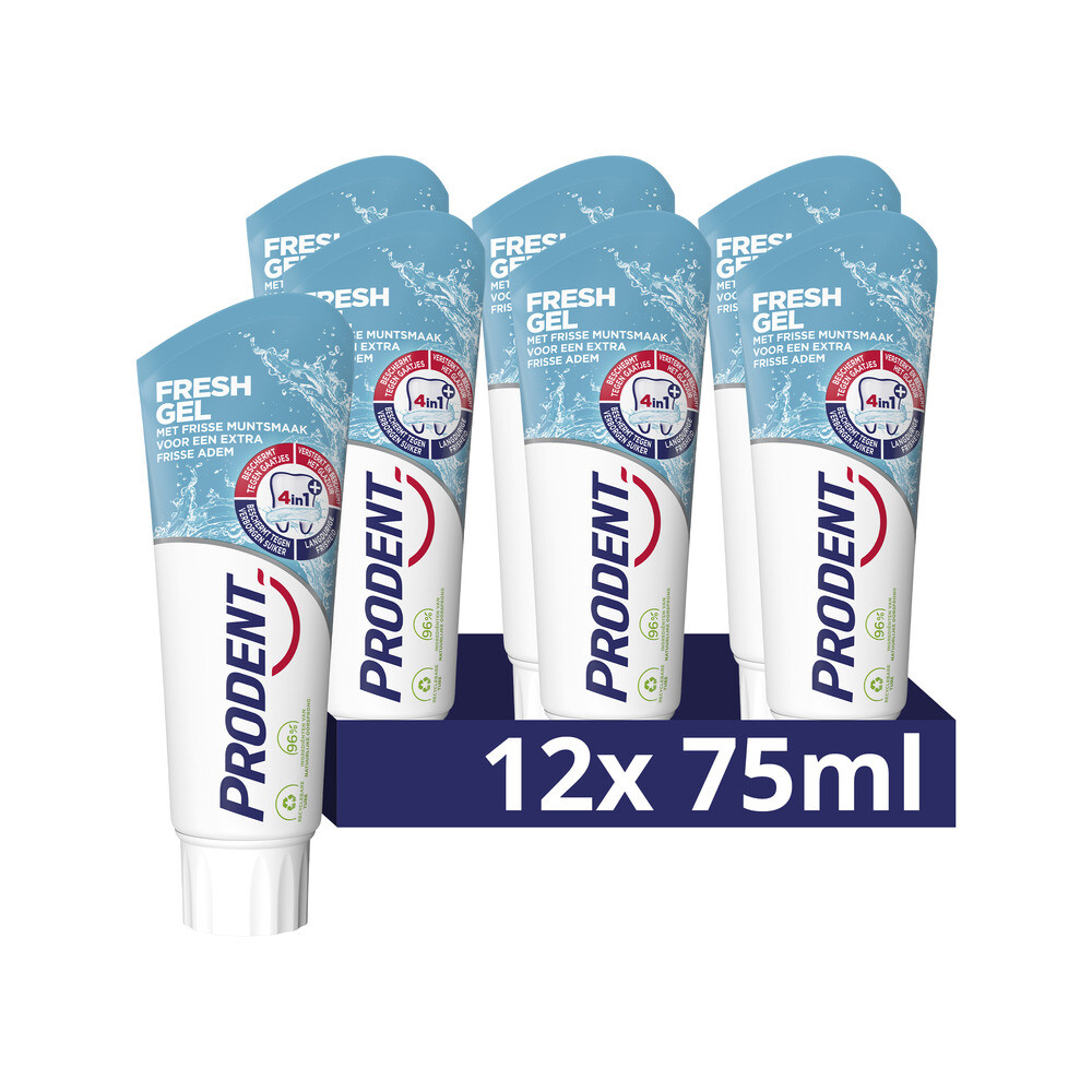 12x Prodent Tandpasta Freshgel 75 ml