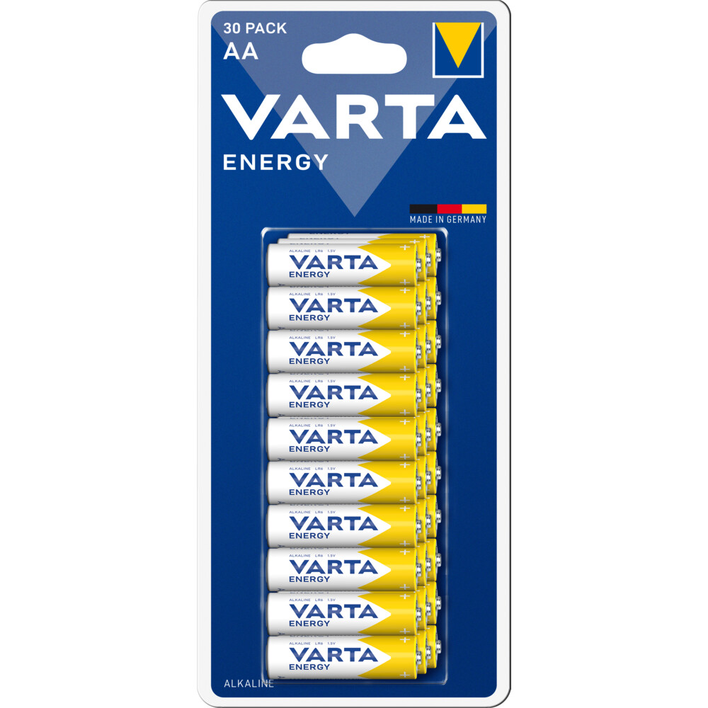 Varta AA (LR6) Energy batterijen - 30 stuks in blister